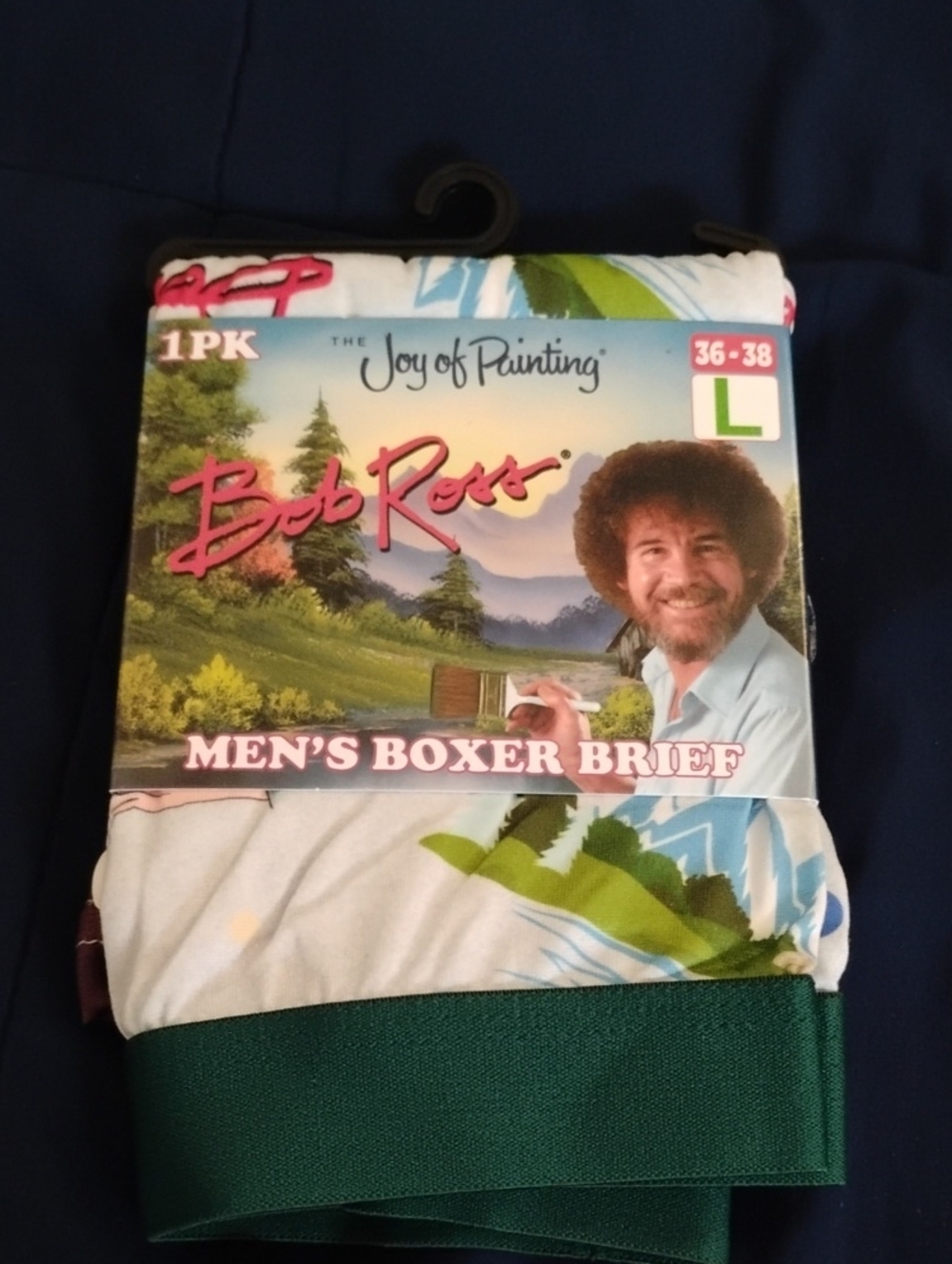 Bob Ross Men’s Boxer Briefs (Large)